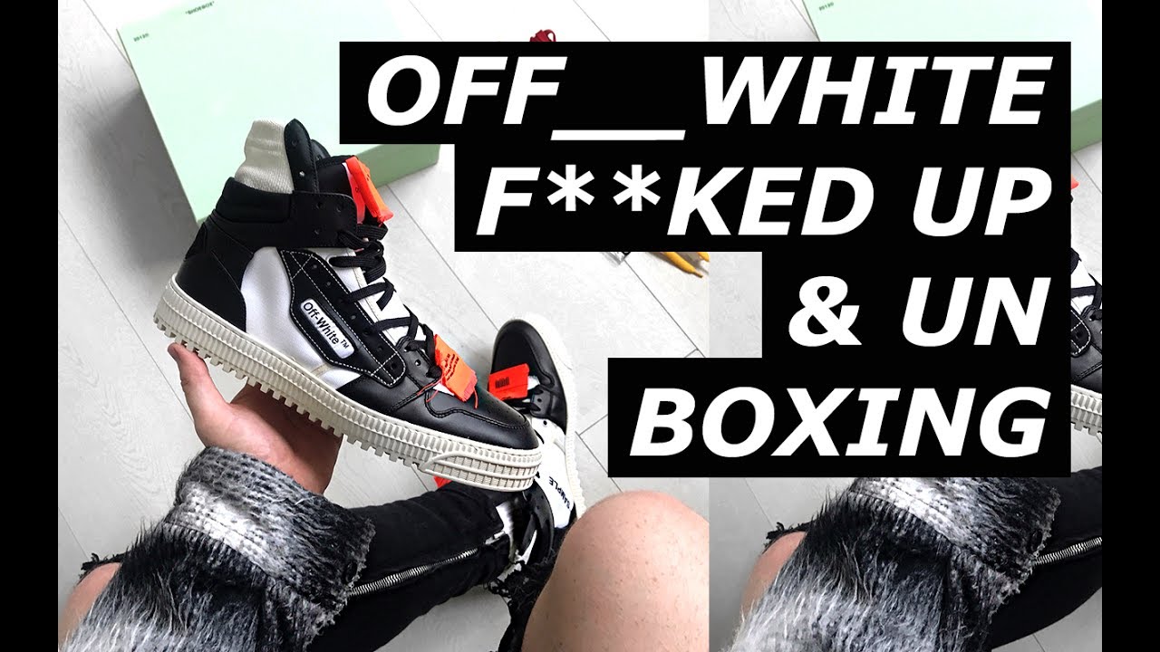 I RUINED $300 OFF-WHITE SNEAKERS + UNBOXING | Streetwear, Fashion Blogger, Hype, Haul | Gallucks