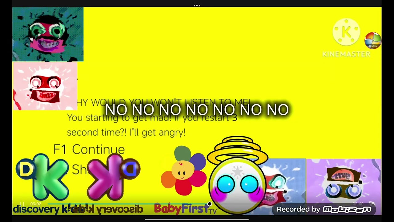 Windows 10 Killscreen but Discovery Kids, sdiK yrevocsiD, BabyFirst, 4 KCE And Free Angel wtst