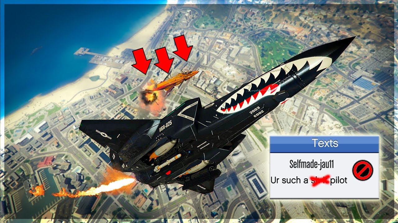 Незаметные троллинговые истребители F-160 Raiju в GTA Online!