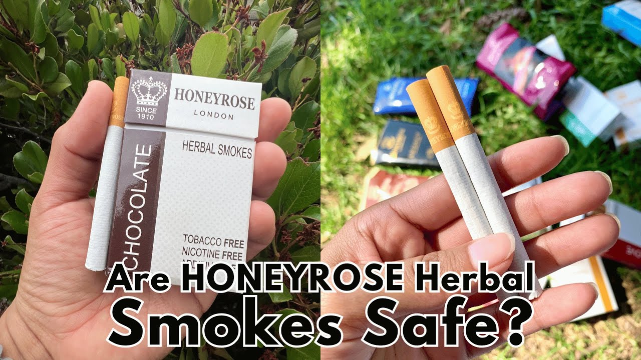 Are Honeyrose Herbal Smokes Safe To Stop Smoking? #fakecigarettes #herbalcigarettes