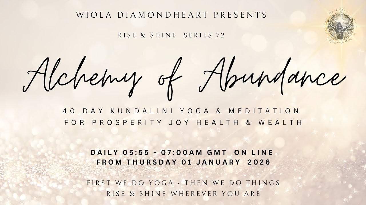Day 5/40 Alchemy of Abundance Kundalini yoga with Har & Har Hare Hari Wahe Guru | rise & shine 72