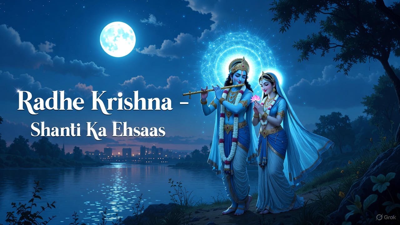 🍁🌺Radhe Krishna Bhajan | Radhe Radhe Japte Hi Mann Ko Shanti Mile | Suno AI