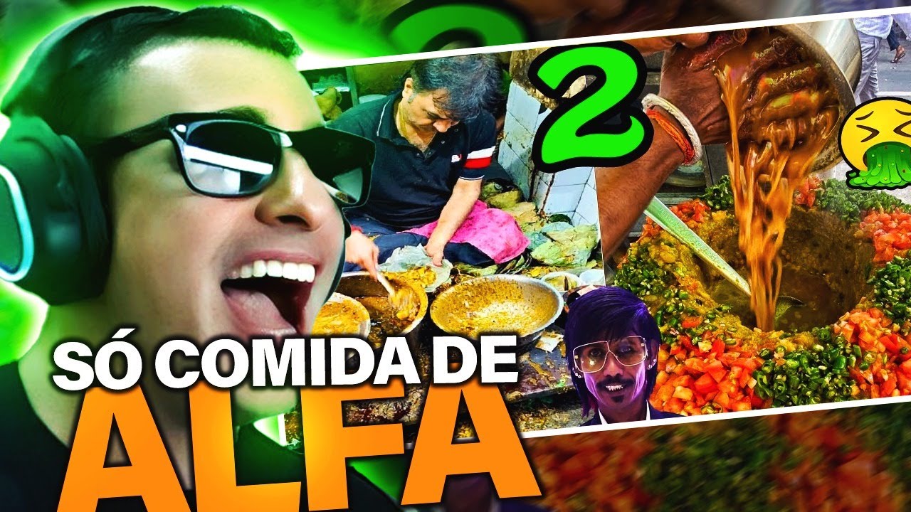 SUPER XANDÃO REAGINDO AS COMIDAS DE RUA MAIS NOJENTAS DA INDIA PARTE 2. + NOJENTO AINDA!