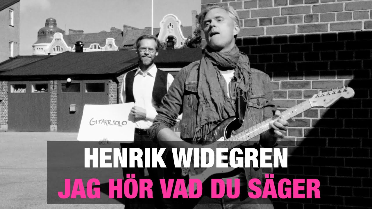 Henrik Widegren - Jag hör vad du säger