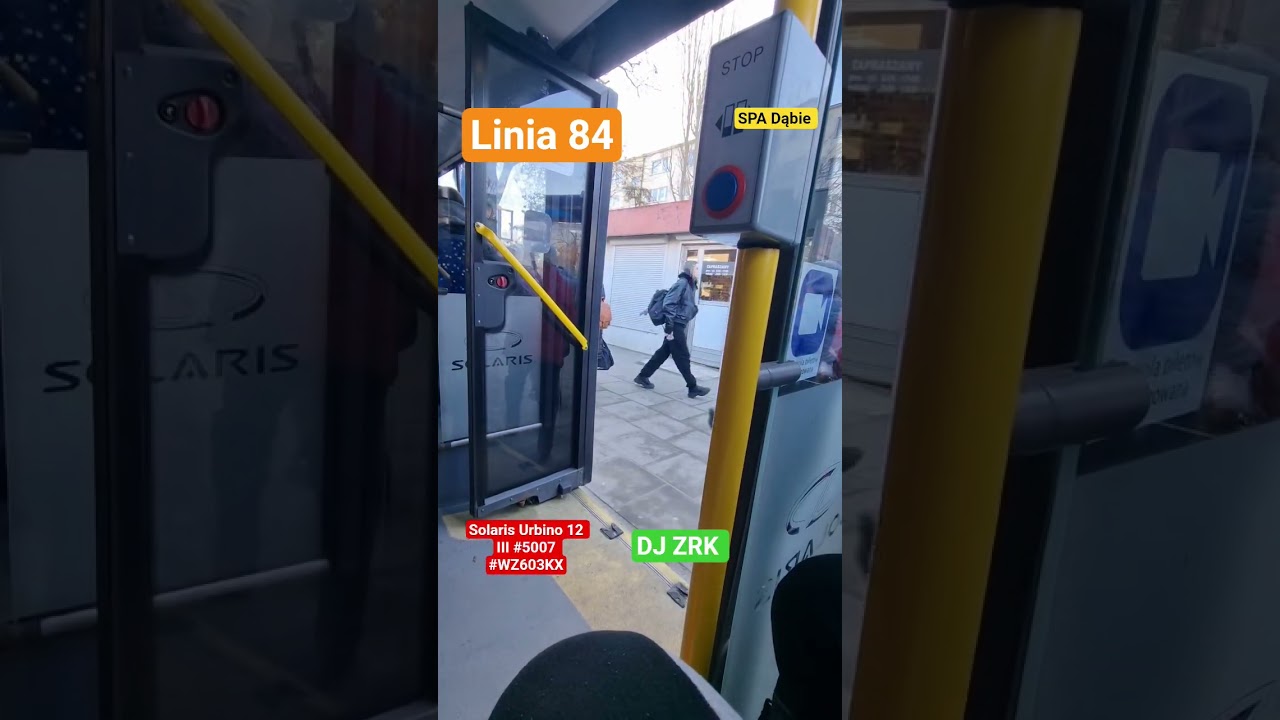 Otwieranie I zamykanie drzwi w Solaris Urbino 12 III #5007 #WZ603KX