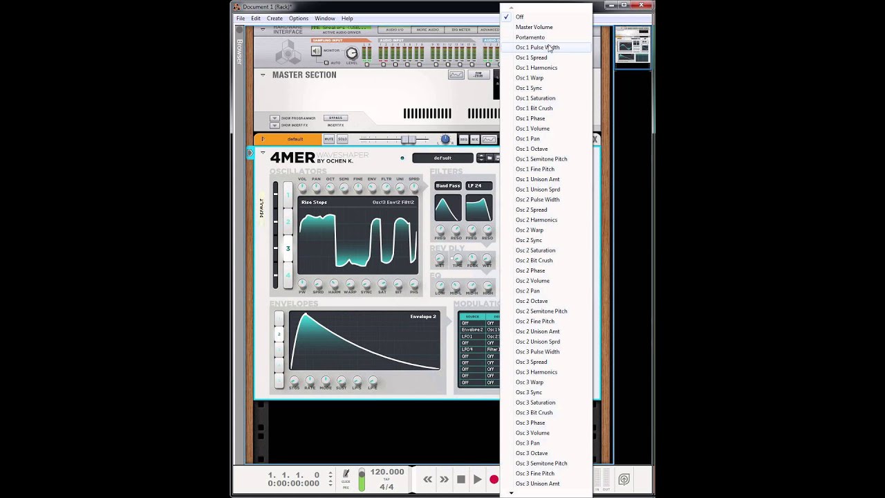 4MER Waveshaping Synth Overview
