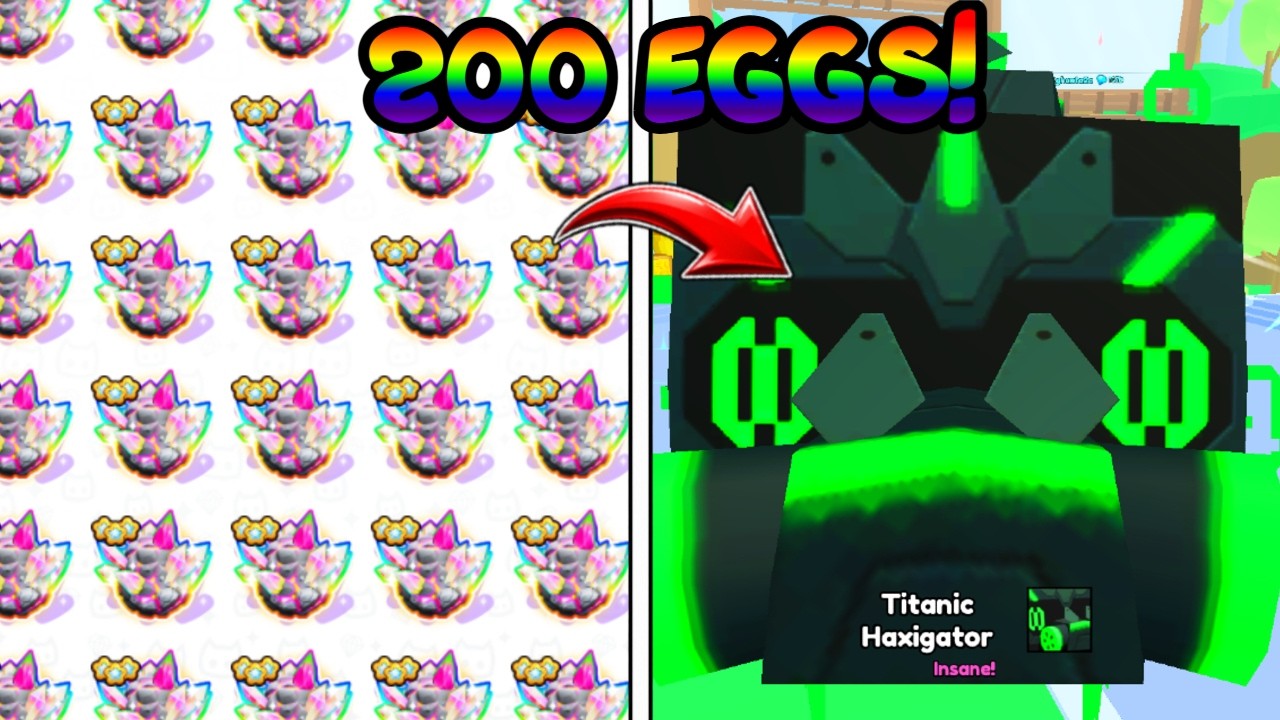 Я открыл 200 яиц блестящей руды ради ТИТАНИЧЕСКОГО питомца в Pet Simulator 99!