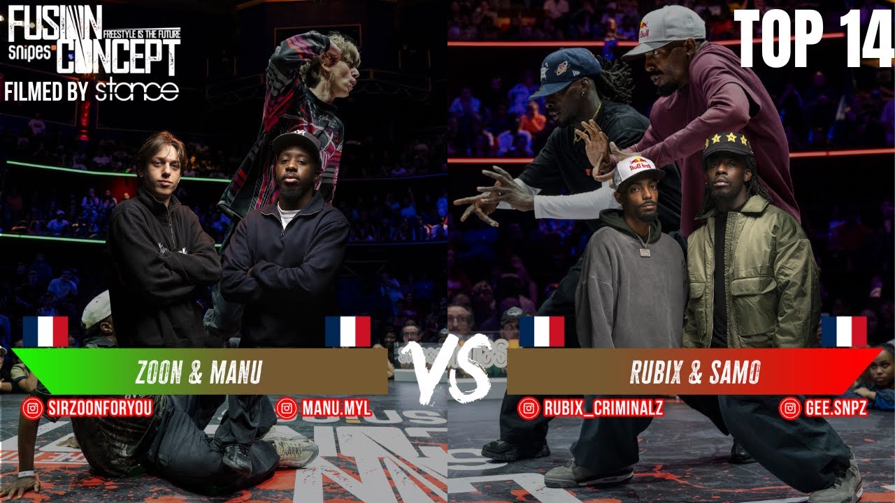 TOP 14 -  SAMO & RUBIX vs MANU & ZOON - FUSION CONCEPT 2025