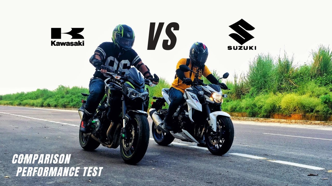 Kawasaki Z900 Vs Suzuki GSX-S750 Comparison | Performance Test | Ksc Vlogs