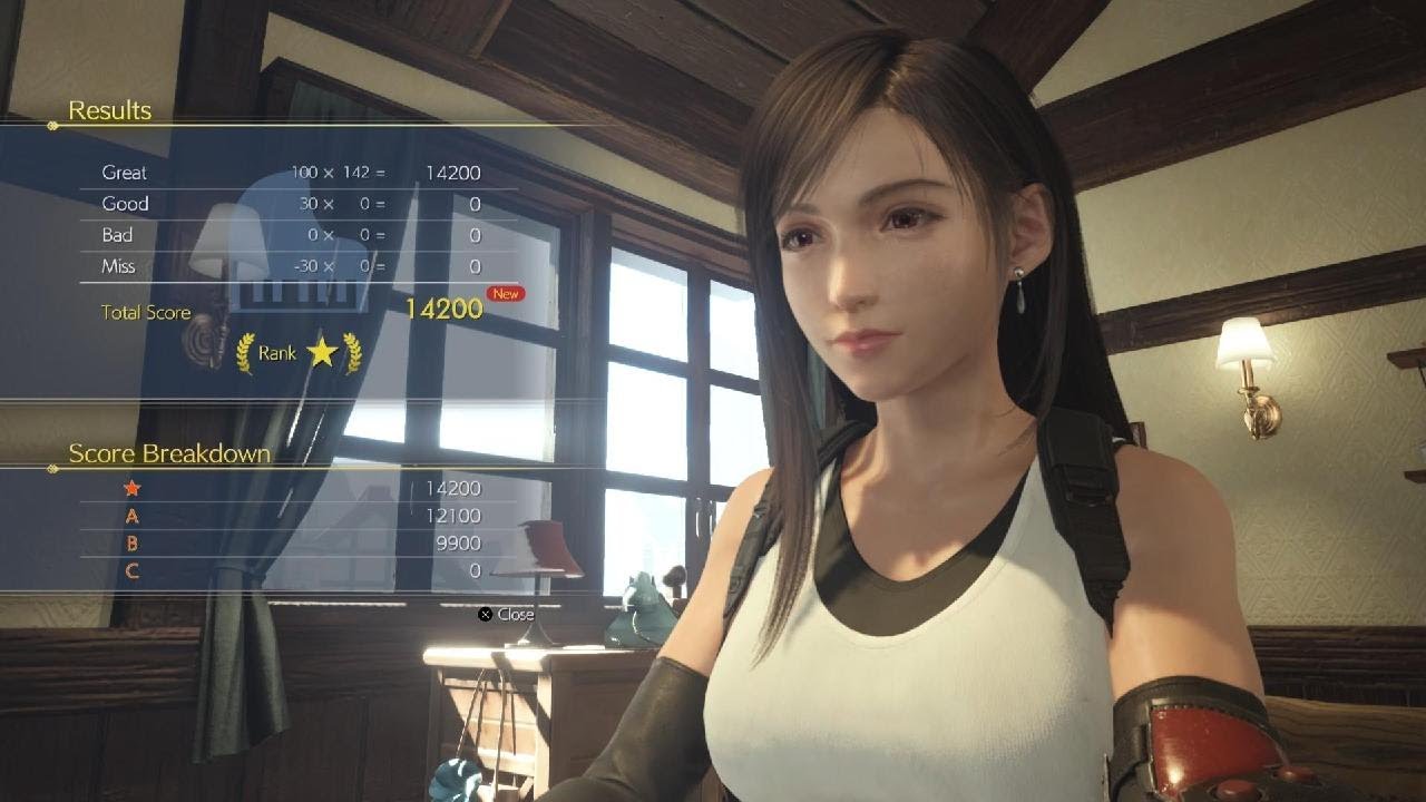 FINAL FANTASY VII REBIRTH Tifa's piano performance in Nibelheim PERFECT