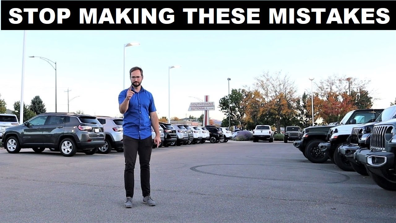 Stop Making These 5 Mistakes When You Purchase A Car