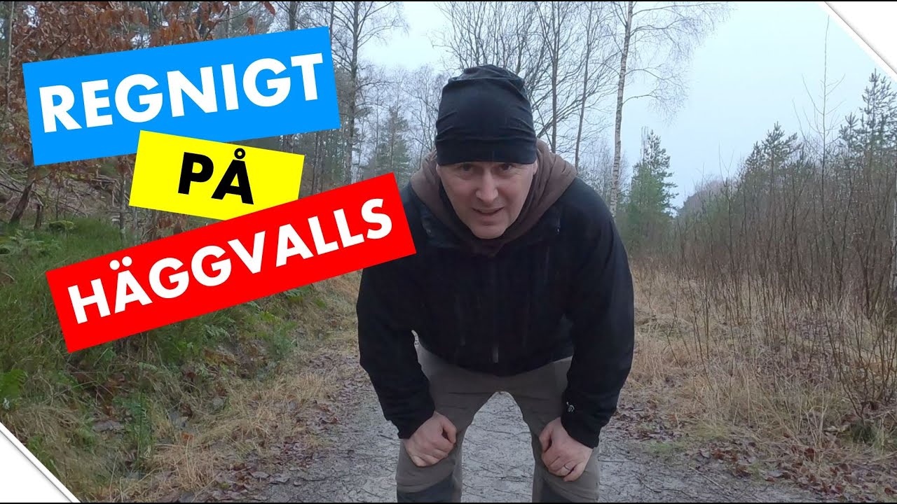 En regnig dag på Häggvalls 9 hål på Tjörn.