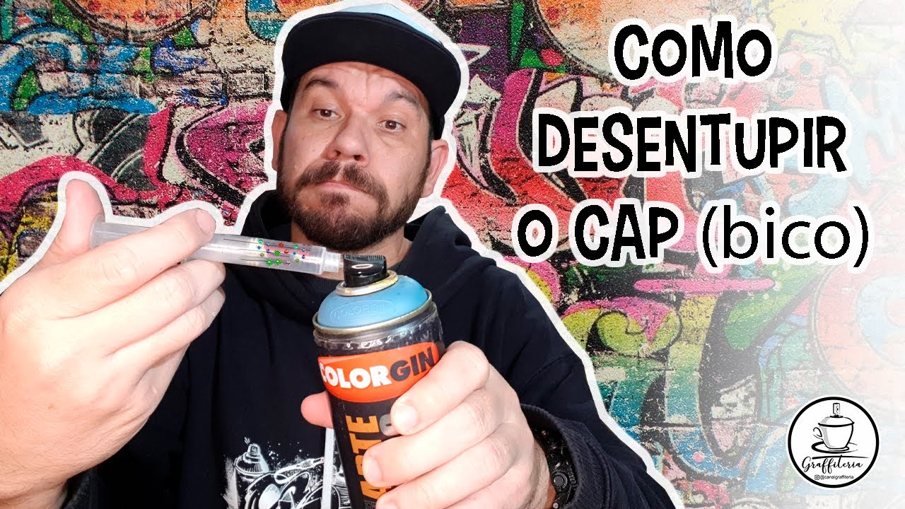 Como desentupir bico cap do spray