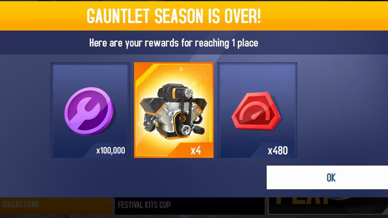 Asphalt 8, Gauntlet Finish in First Position and Claim First Position Rewards 😄