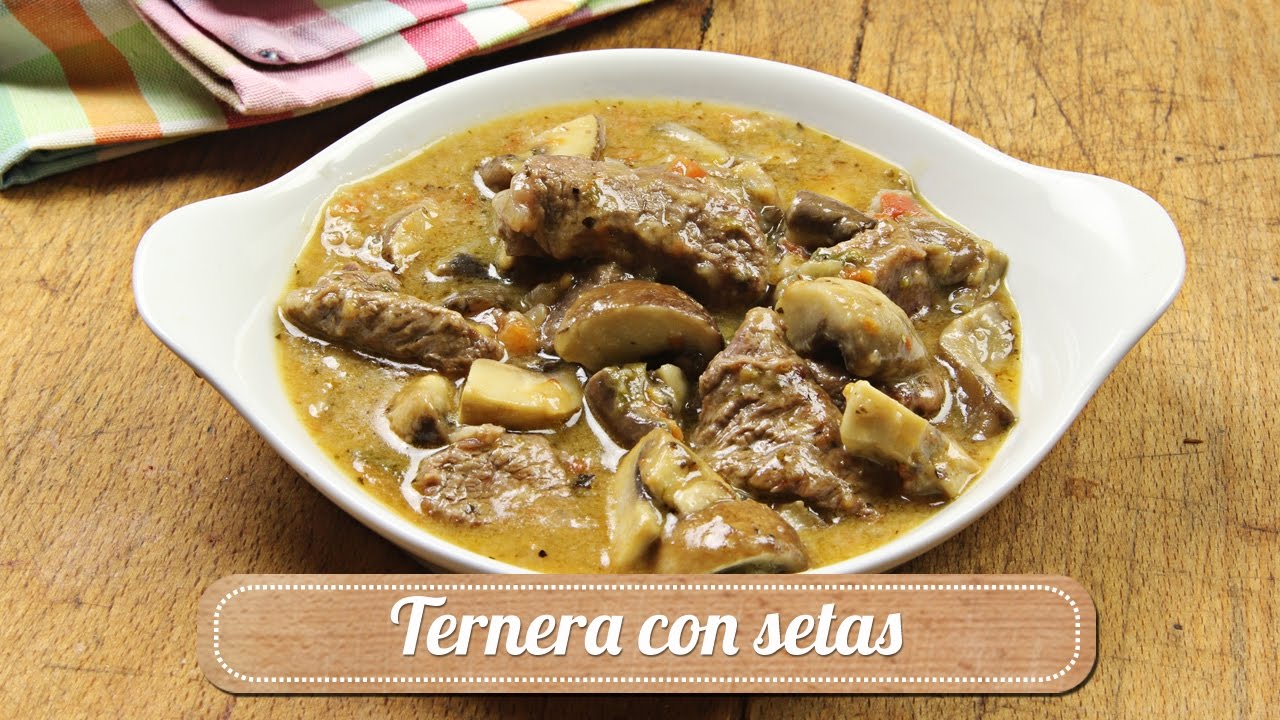 &iexcl;Ternera con setas!