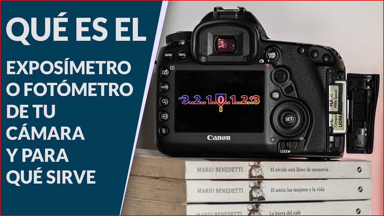 Qué es el exposímetro o fotómetro de tu cámara