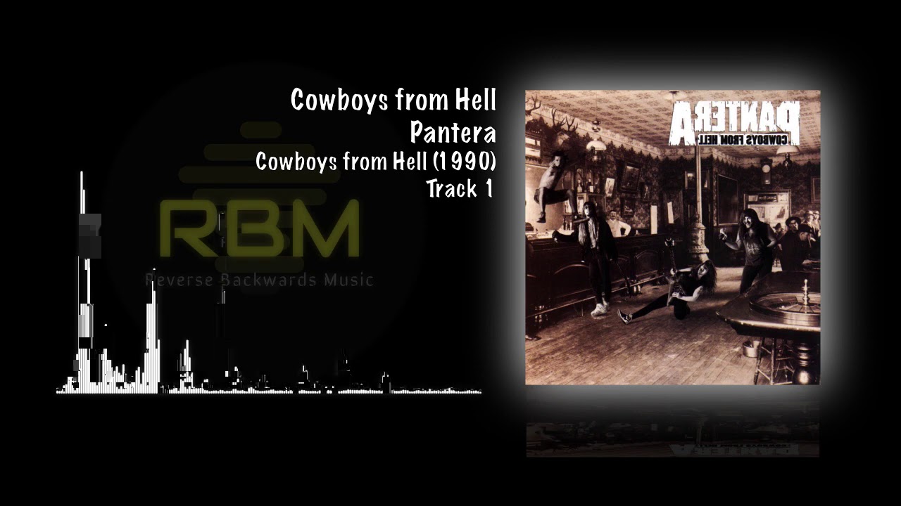 Pantera - Cowboys from Hell (Reverse Backwards Audio Track)