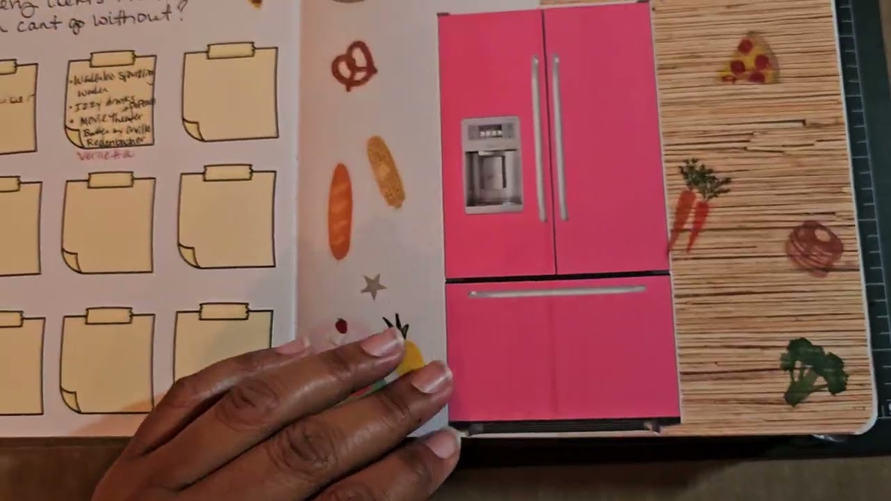 QUICK 2 MINUTE FLIP of my Creations in Yurika's Traveling Journal for our Swap.