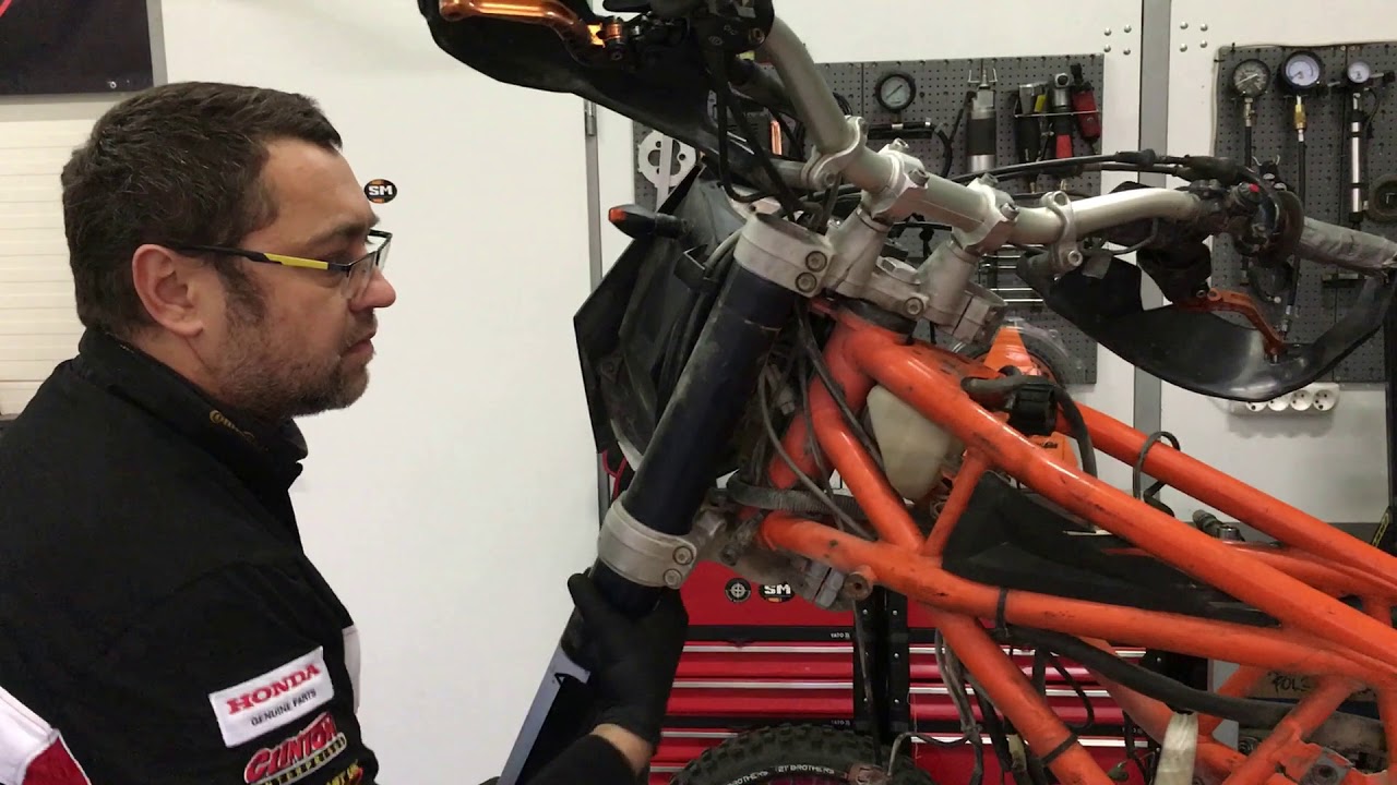 Opowieści warsztatowe cz. 6 Zawieszenie przednie KTM SE 950R
