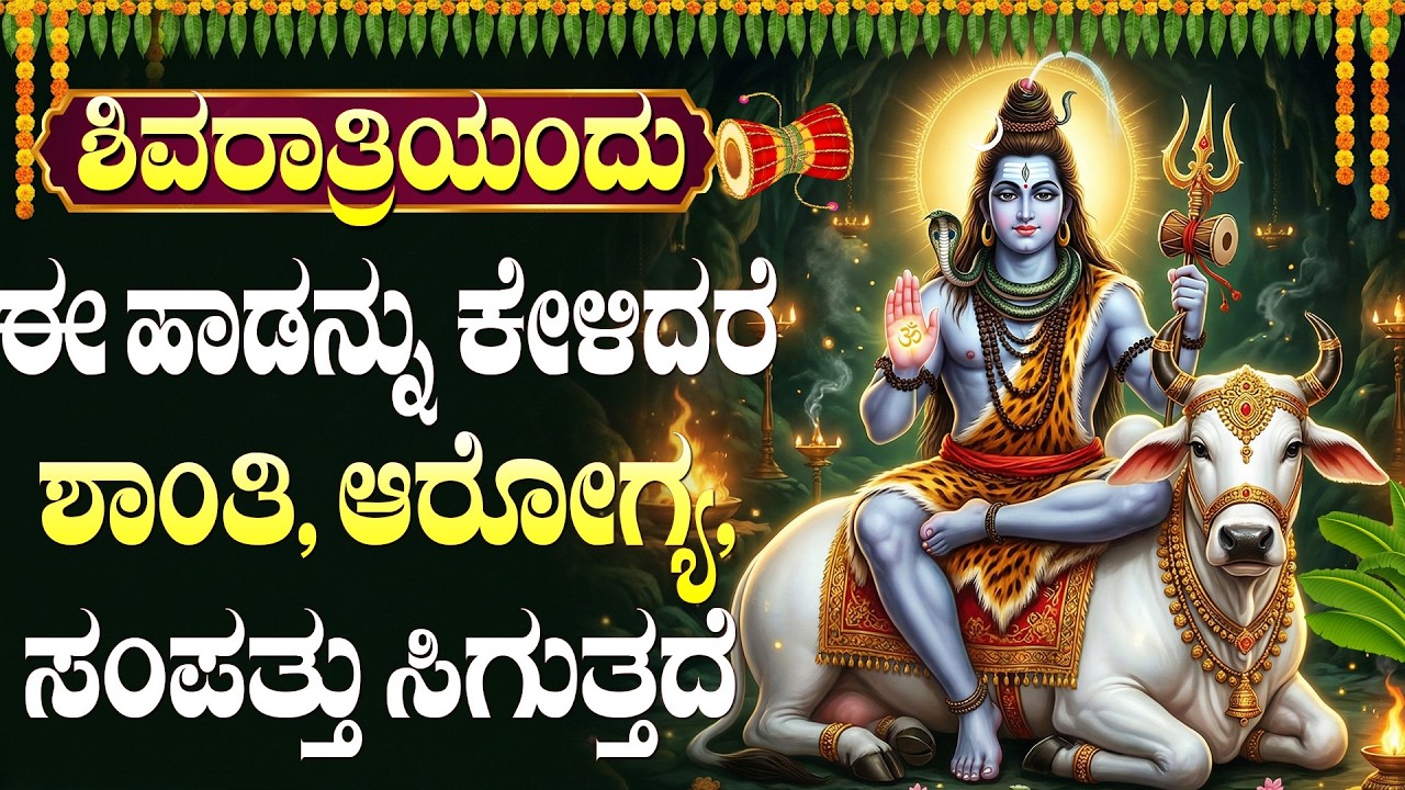 ಶಿವರಾತ್ರಿಯಂದು ಈ ಹಾಡುಗಳನ್ನು ಕೇಳುವುದರಿಂದ ನಿಮ್ಮ ಮನೆಗೆ ಸಂಪತ್ತು ಮತ್ತು ಸಮೃದ್ಧಿ ಬರುತ್ತದೆ | Shiva Songs