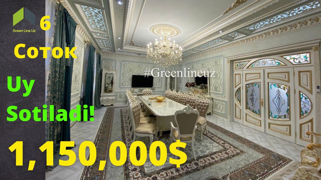 Daxshat Uy Sotiladi🤩 Amir Temur Mahallasida! 😍 Продаётся Евро Дом за 1,150,000$ 😱 Greenlineuz !