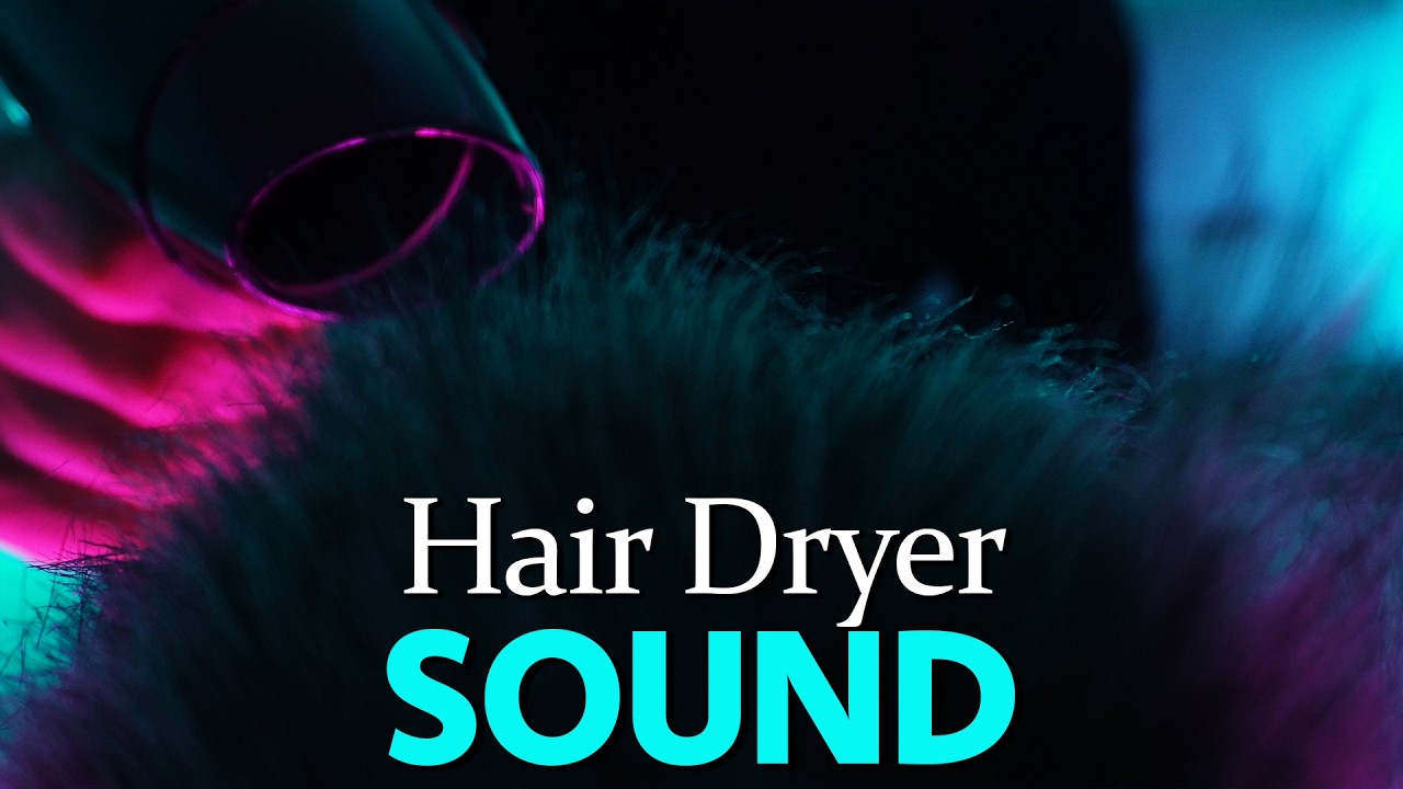 Gentle Hair Dryer Sound to Settle Your Mind After a Long Day 😌