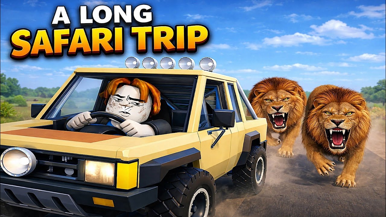 Roblox Safari Trip Gameplay 🚗#roblox #youtube 