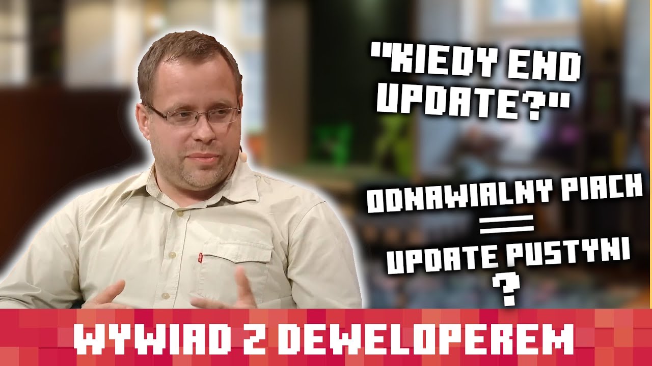 WYWIAD z DEWELOPEREM w MOJANG! [KIEDY END UPDATE?], [ODNAWIALNY PIACH = UPDATE PUSTYNI?] (1/3)