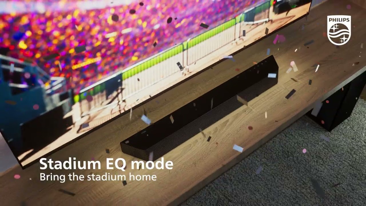 Philips Soundbar TAB7807 con Dolby Atmos e Subwoofer Wireless - Audio eccellente per ogni momento