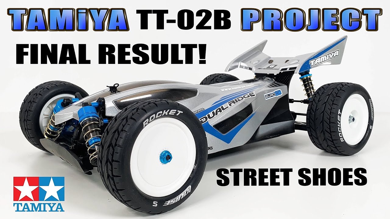 Tamiya TT-02B Project: Final Result: Street Buggy Tires, Wheels & Adaptors! (Episode 14)