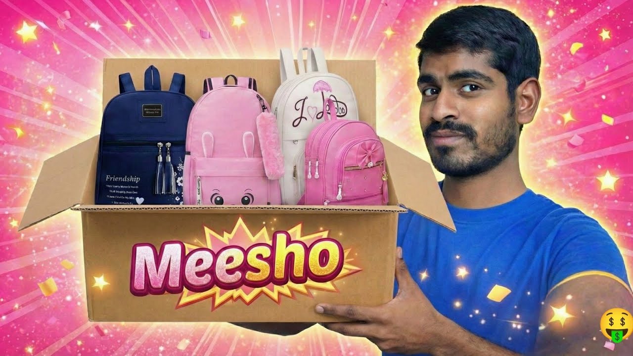 Meesho Bag Haul Under 400 🎒 | College & School Bags Review | Sabse Saste aur Cute Bags ✨
