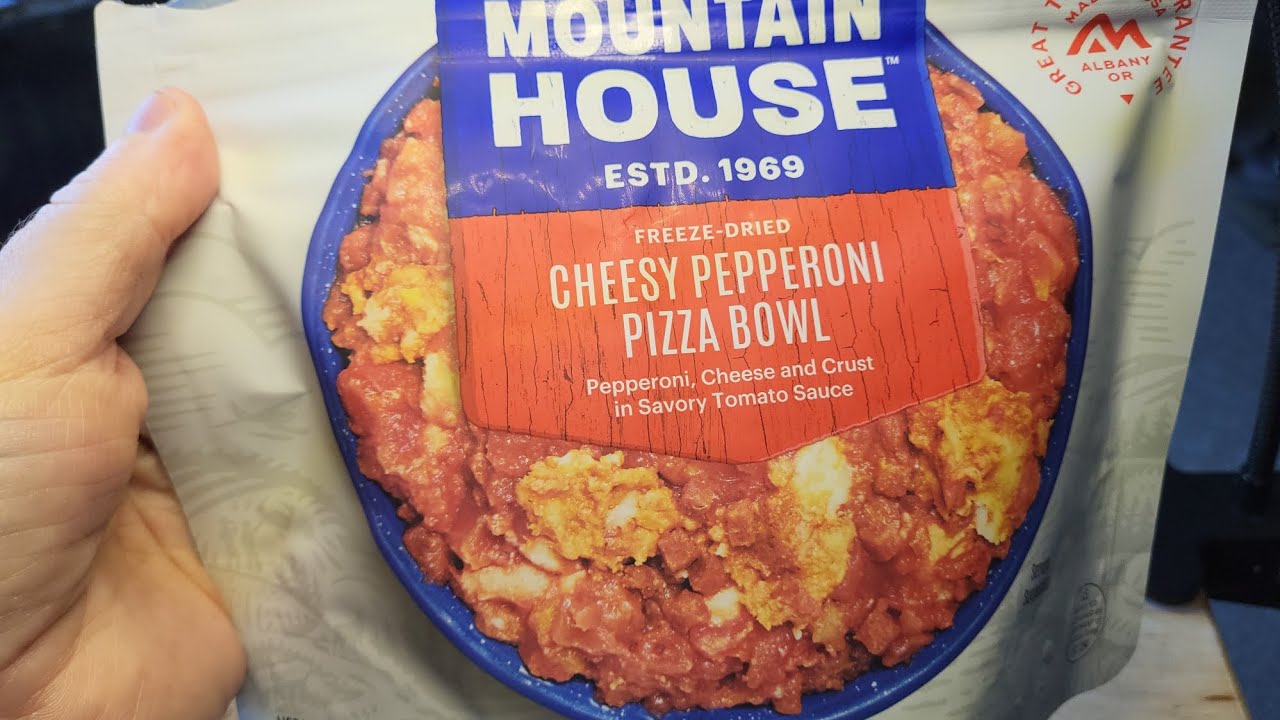 This is the best Mountain House meal! Cheesy Pepperoni Pizza Bowl 🍕😋