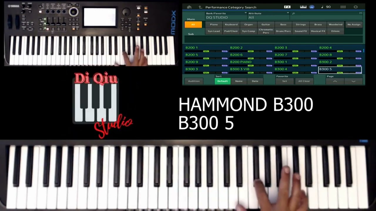 YAMAHA MODX/MONTAGE SAMPLES - HAMMOND B300