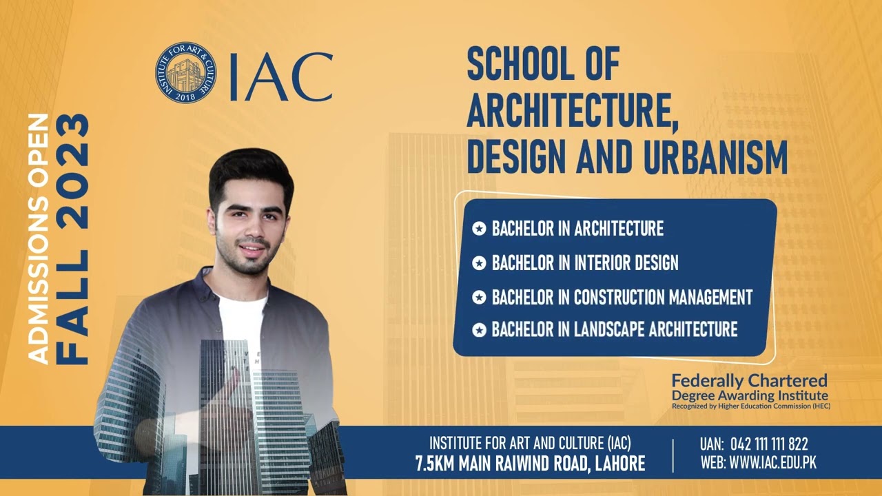 Admissions Open Fall 2023 | School of Architecture, Design and Urbanism