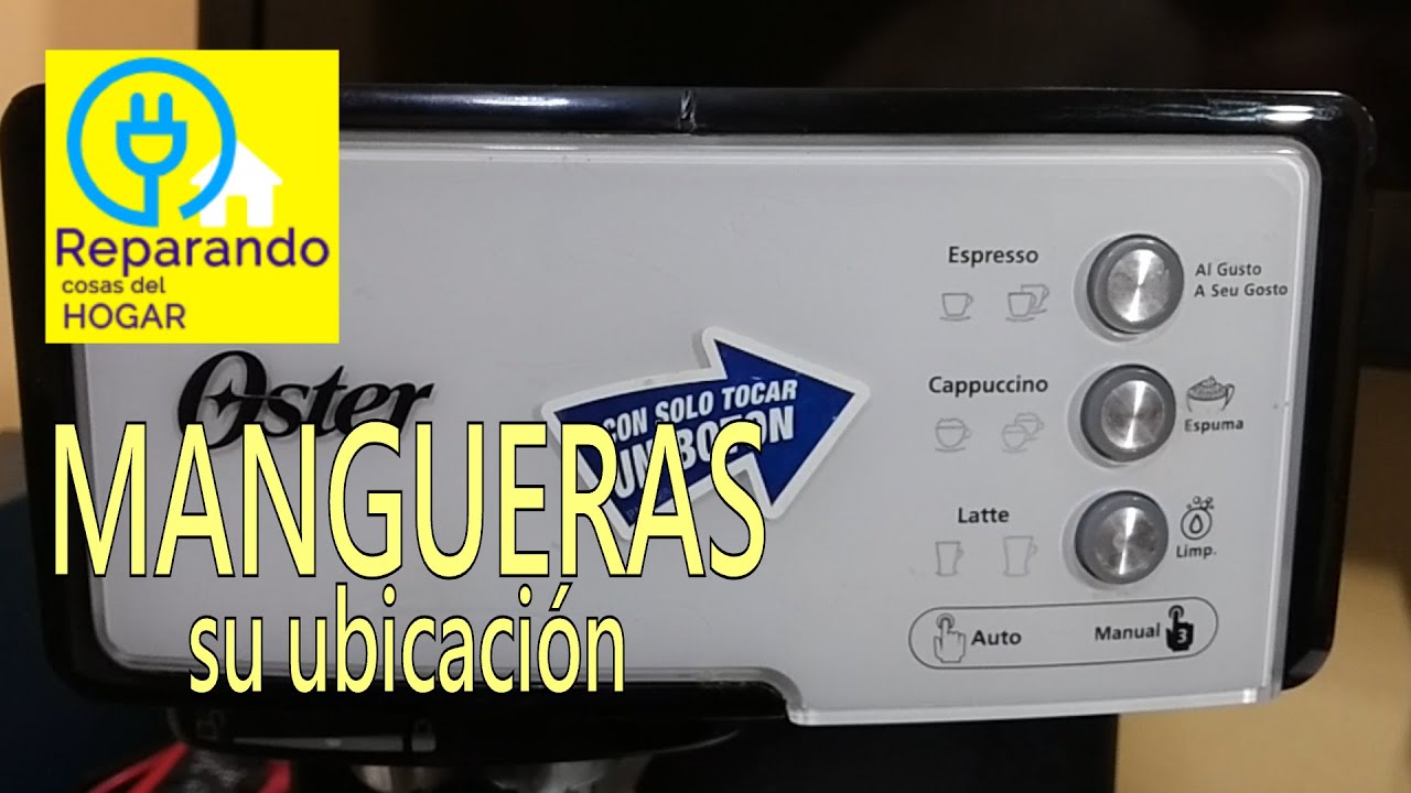 Posición mangueras Cafeteras Prima Latte