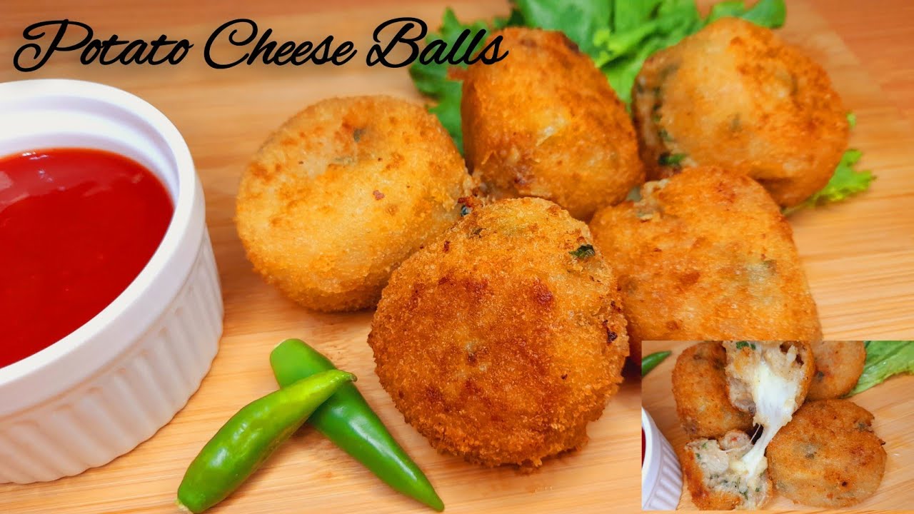 POTATO CHEESE BALLS | CRISPY POTATO CHEESE BALLS | CRISPY & CHEESY POTATO SNACK BY mom in kitchen