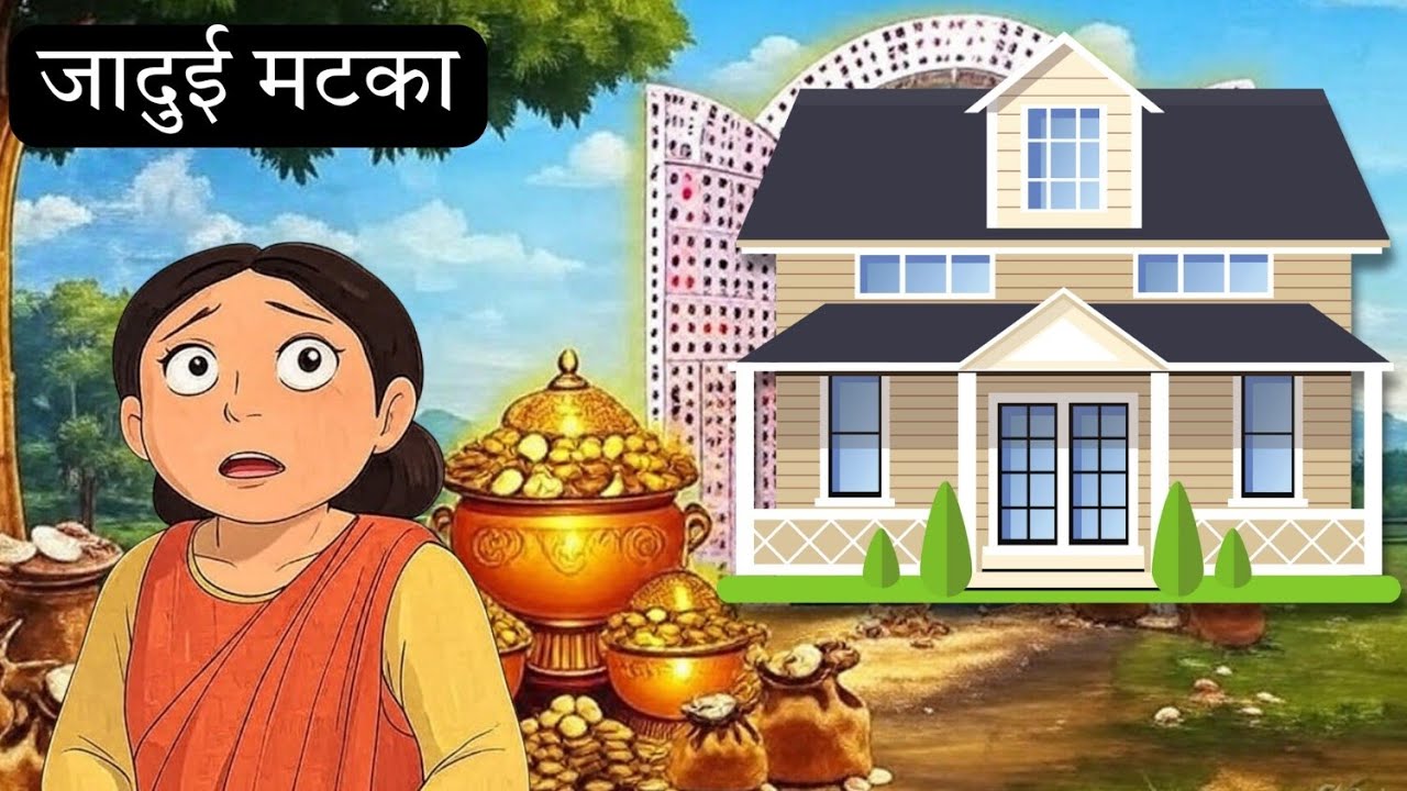 jaduwi matka - BEST HINDI STORY Kahaniyan | Hindi Story  Moral Stories | cartoon story |  aleena kid