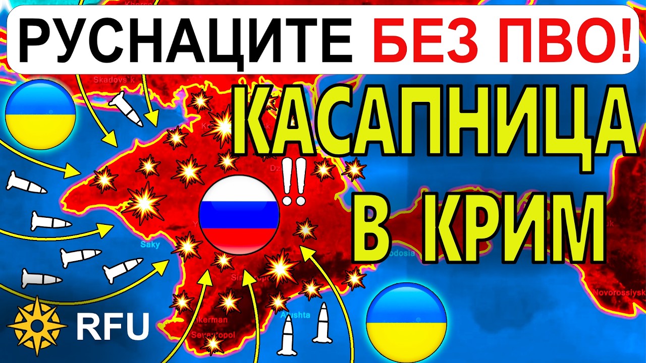 19 Март: Руски КОРАБИ и РАКЕТИ унищожени на КРИМСКИЯ ПОЛУОСТРОВ | Анализ на войната в Украйна
