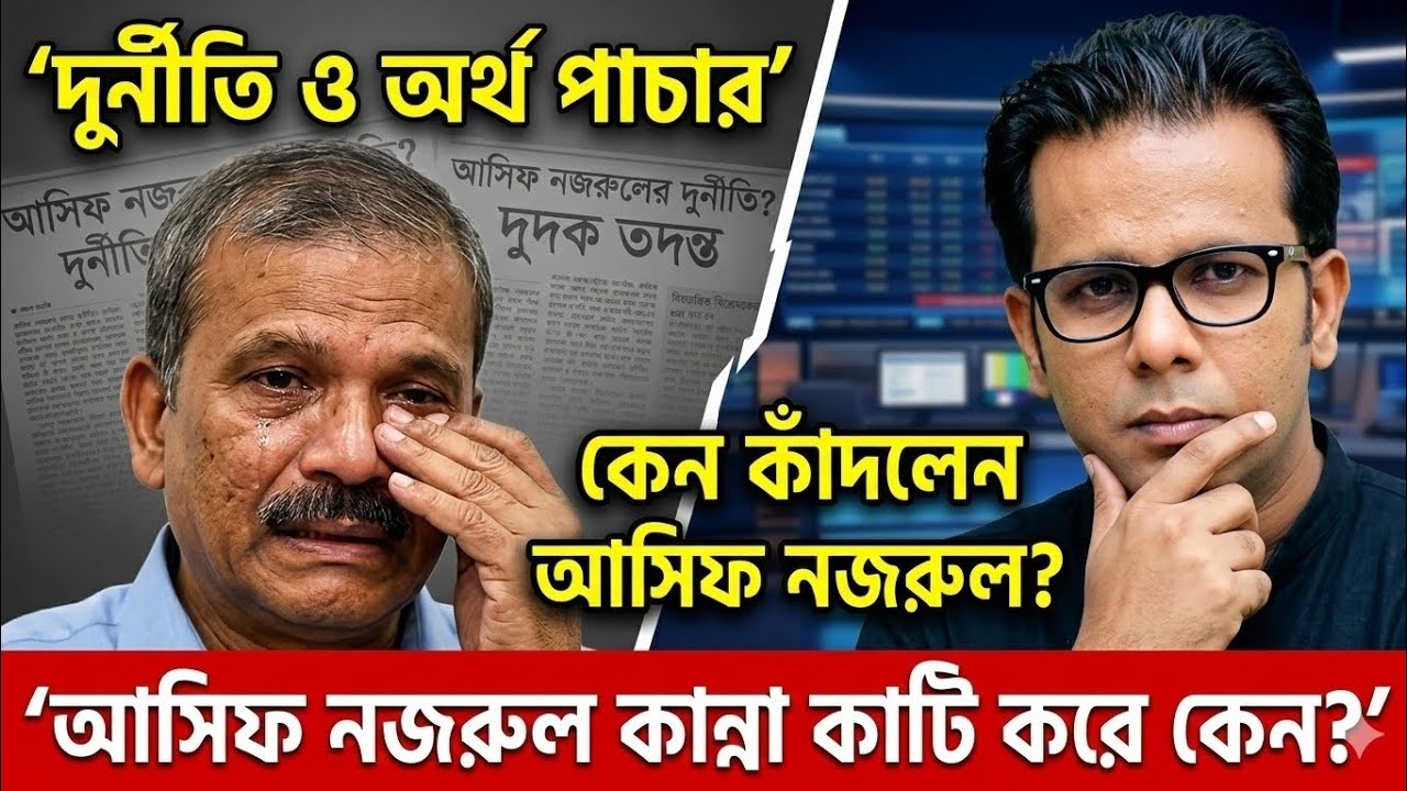 আসিফ নজরুল কান্না কাটি করে কেন?’ | শত কোটি টাকার দুর্নীতির অভিযোগ ও আসল সত্য!