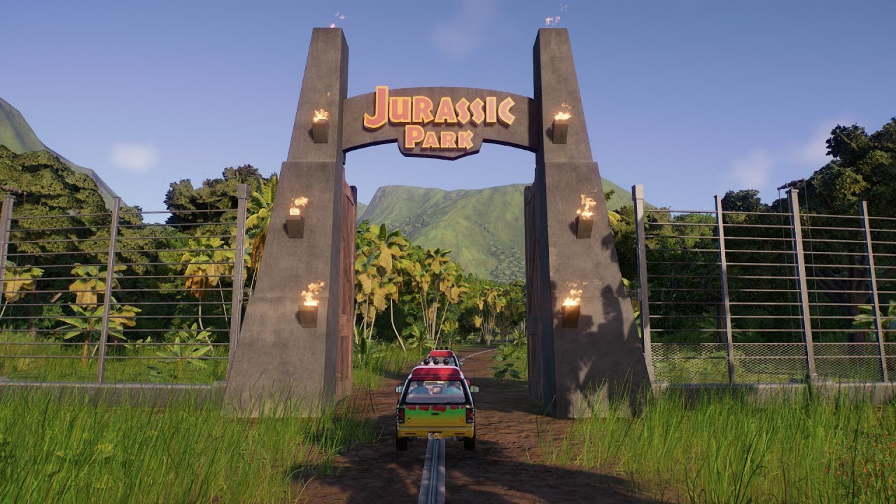 Jurassic World Evolution 2 1993 Jurassic Park Isla Nublar Sandbox Park Tour