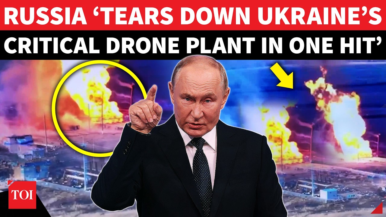 ‘In Just One Hit…’: Russia RAVAGES Ukraine’s Giant Drone Production Plant In Kherson | Attack On Cam