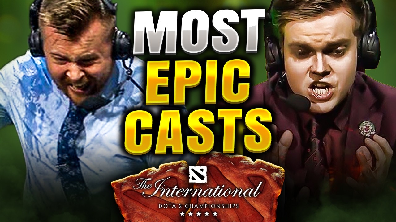TOP 12 HYPE CASTER Moments of TI13 The International 2024 Dota 2