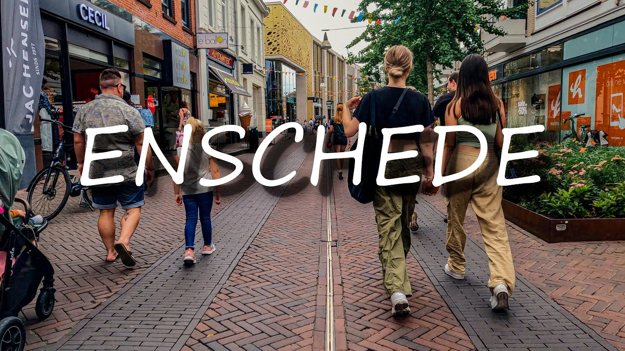 [4K 50fps]🇳🇱Enschede, Netherlands | Binnenstad | Hendrik Jan van Heekplein | July 2022