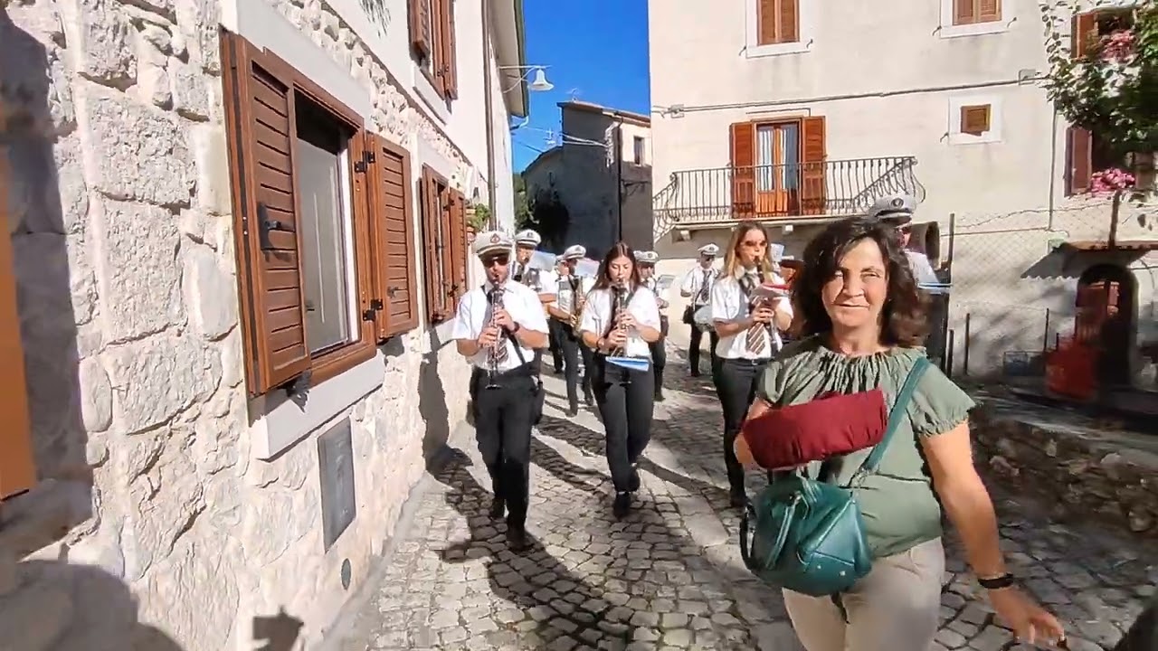 Marcia Cinesina Complesso Banda di Barrea 13/8/23 Civitella Alfedena Festa di San Nicola