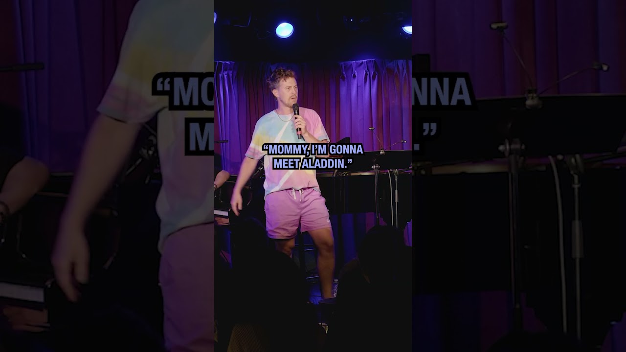 Alex Moffat can probably recite all of Aladdin 🎭🎤🤣 | Gianmarco Soresi | Theater Adult