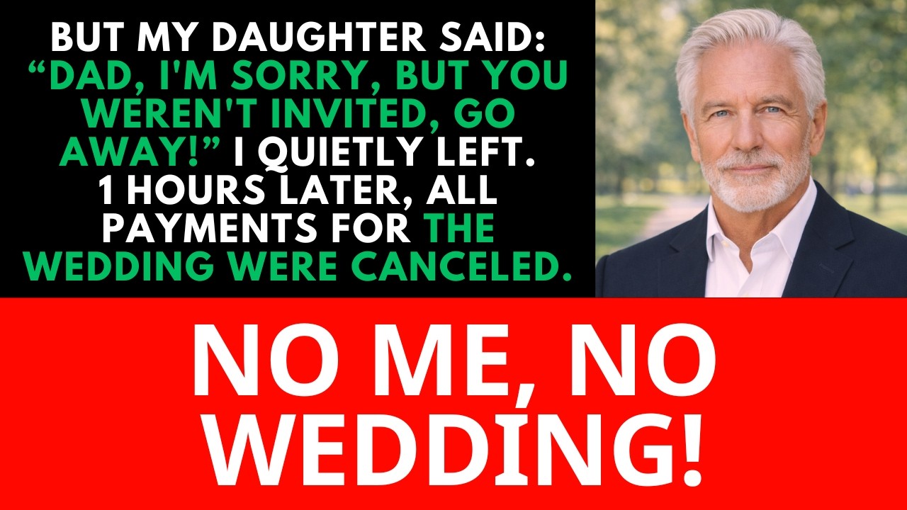 I Arrived at the Wedding, but My Daughter Said, “Dad, You’re Not Invited—Please Leave!” Voice Of Dad