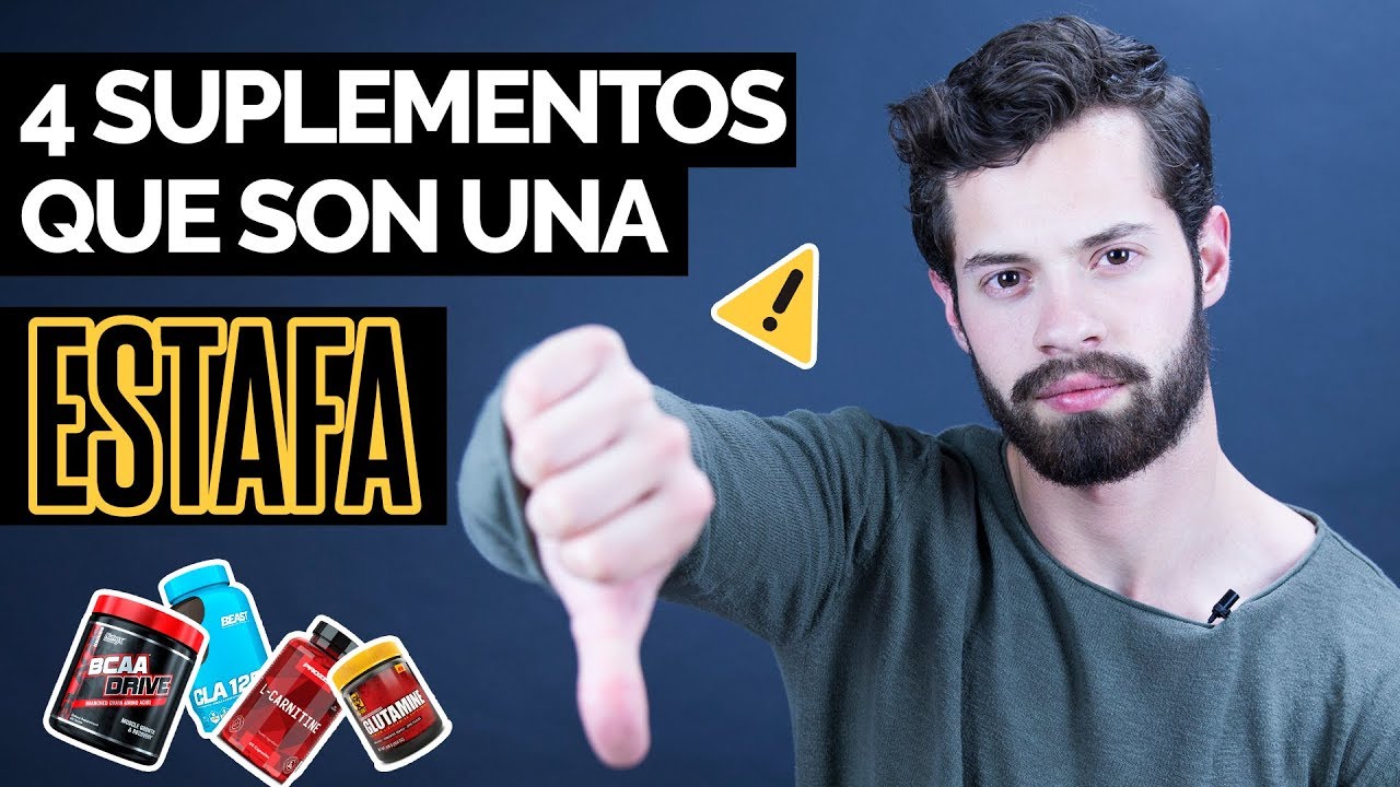 4 SUPLEMENTOS QUE SON UNA ESTAFA II BCAA´S II L-CARNITINA II GLUTAMINA ll CLA