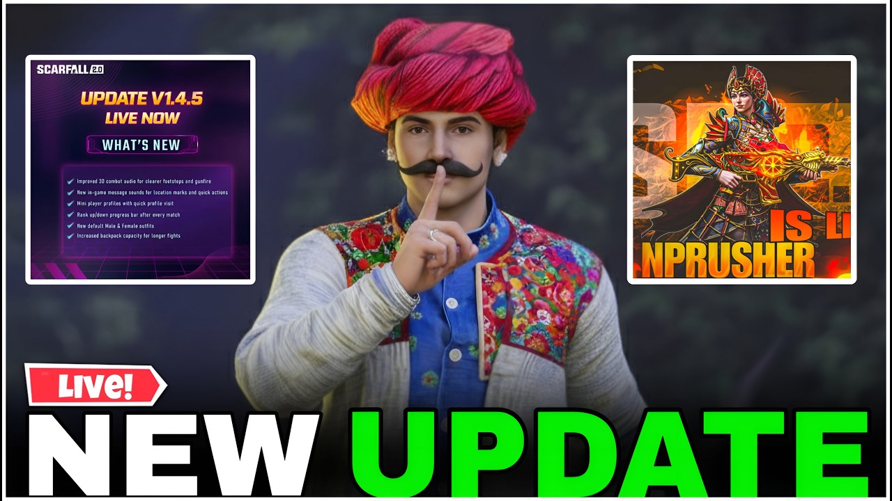 NEW UPDATE LIVE 🔥 ScarFall 2.0 V1.4.5 Rush Stream
