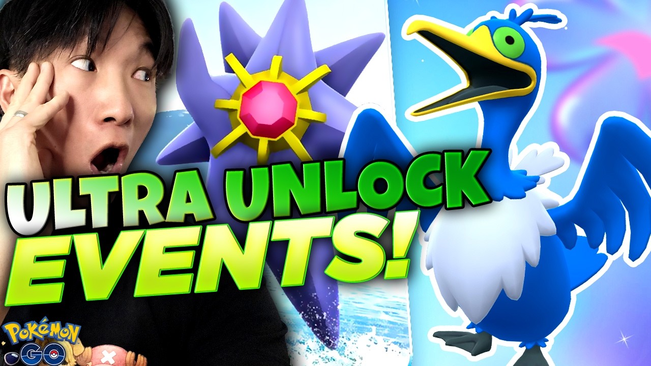 ULTRA UNLOCK EVENTS ARE NUTS!!  Mega Starmie and More Coming to Pok&eacute;mon GO!!