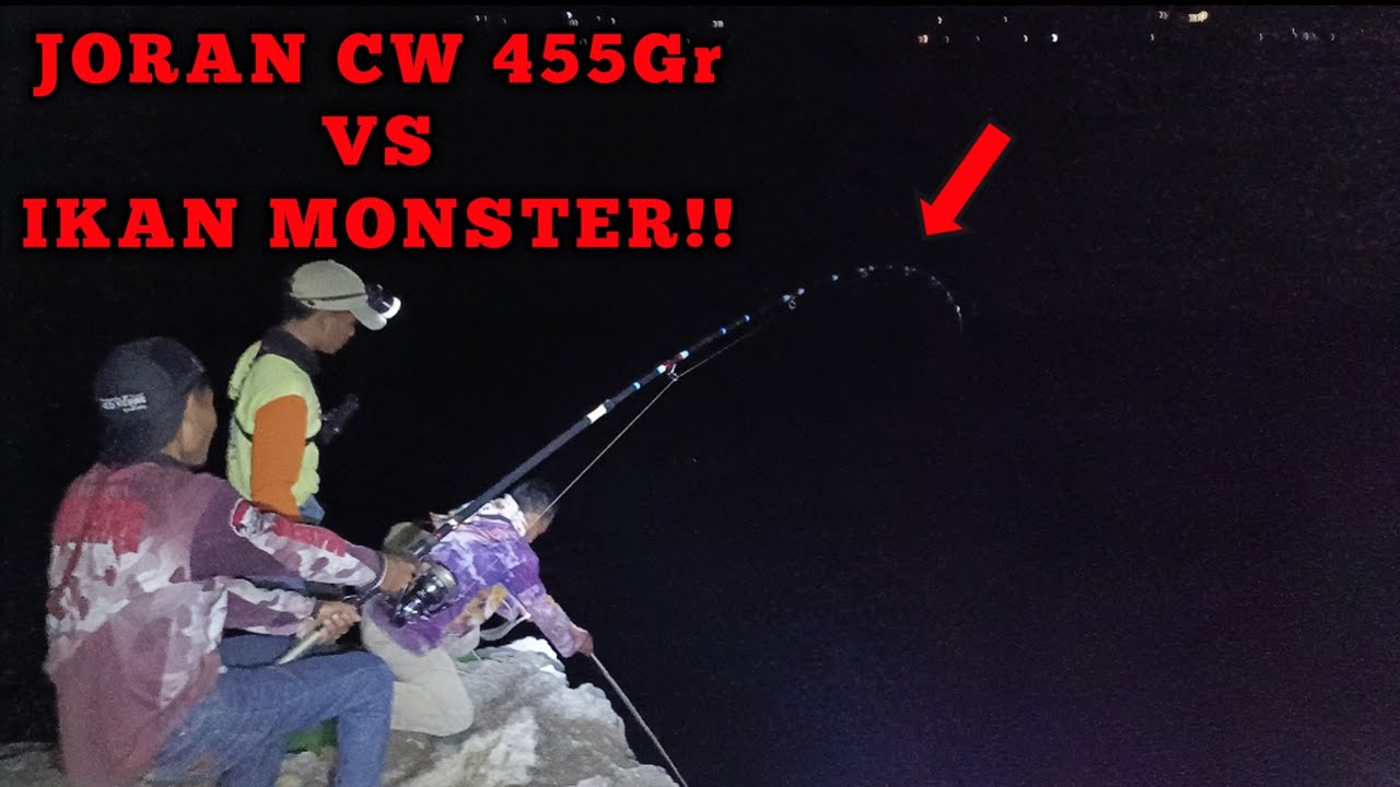 KAKI SAMPAI GEMETAR‼️ KETIKA JORAN CW 455Gr MELENGKUNG TAJAM ‼️LEADER 120LB‼️ | Extreme Rock Fishing
